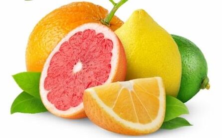 Vitaminas en cítricos para a potencia masculina