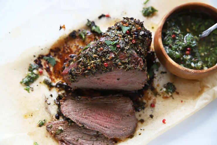 carne para aumentar a potencia