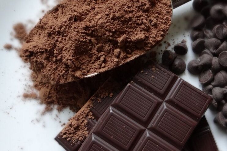 chocolate para aumentar a potencia