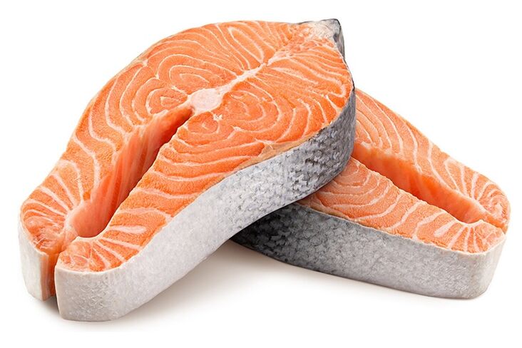 salmón para aumentar a potencia